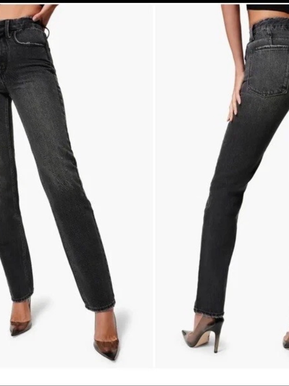 Good American Good '90s Icon Straight Leg Jeans 10/30 - Picture 2 of 7